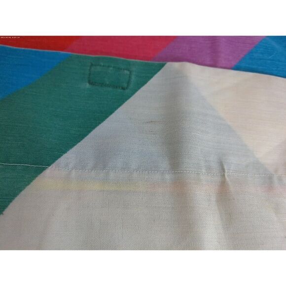 Vintage Thomaston Mills Rainbow Twin Sheet 3 Piece Set READ - Picture 9 of 12